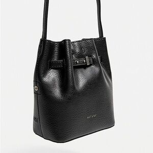 Matt & Nat vegan cruelty free bucket bag in SOLD OUT black